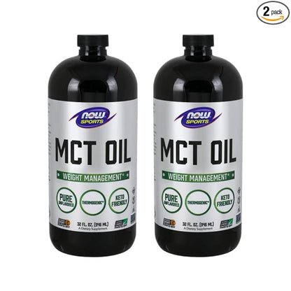Now Foods MCT Oil, 32 Ounce (Pack Of 2) (packaging may vary)