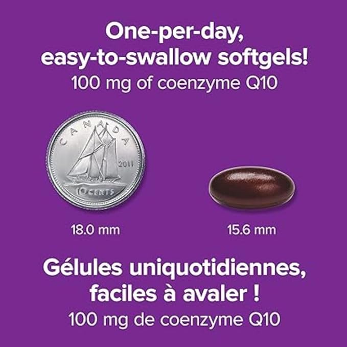 Webber Naturals Coenzyme Q10 100 mg, 60 softgels