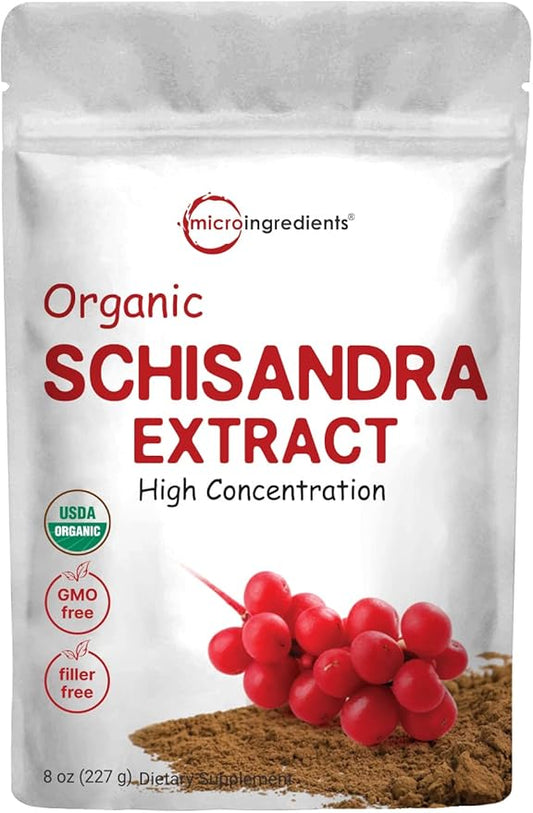 Micro Ingredients Organic Schisandra Extract Powder, 8 Ounce,