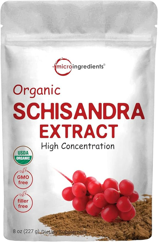 Micro Ingredients Organic Schisandra Extract Powder, 8 Ounce,