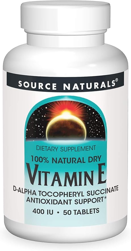 Source Naturals Vitamin E, 400 iu 50 Tablets