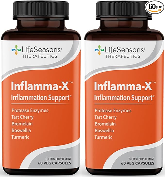 LifeSeasons Inflamma-X - Inflammation Support Supplement 60 Capsules 2)