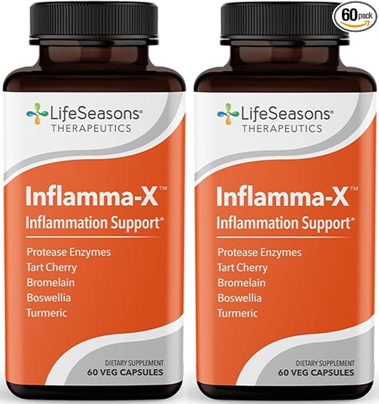 LifeSeasons Inflamma-X - Inflammation Support Supplement 60 Capsules 2)
