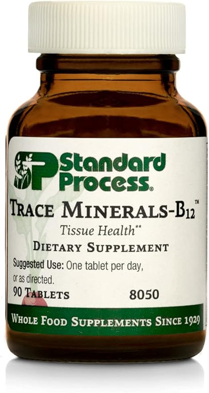 Standard Process Trace Minerals-B12 B12, Zinc, 90 Tablets