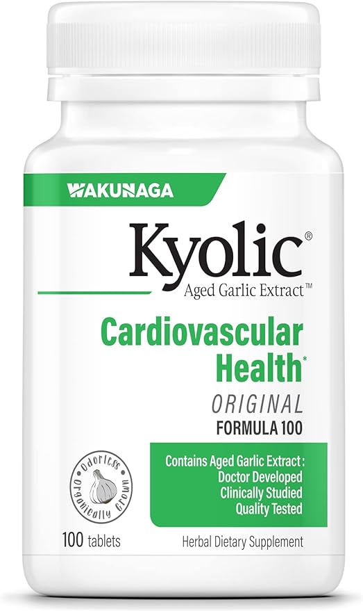 Kyolic Aged Garlic Extract Formula 100, 100 Tablets
