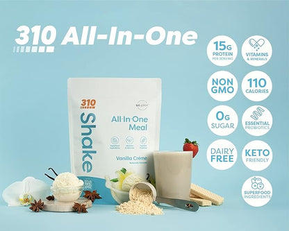 310 Nutrition – All-In-One Meal Replacement 26 Essential 3 Flavors