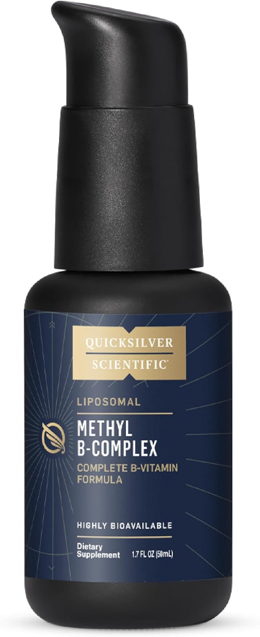 Quicksilver Scientific Methyl B Complex B12, Folate, B6, Riboflavin, B1, Niacin (50 ml)