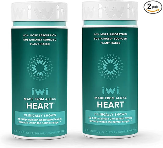 Iwi Life Heart Omega-3, 120 Softgels (60 Servings),