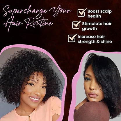Janelle Beauty Coil Protect Hair Growth Oil – Packed with All-Natural, Pure Superfood Ingredients, Including Quinoa Extract & 9 Essential Amino Acids to Grow Thicker, Healthier, Longer Hair – 2 fl oz