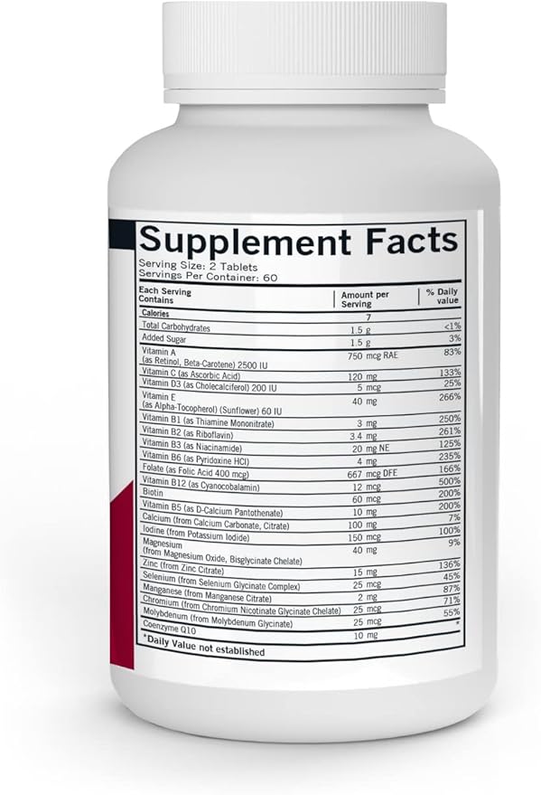 Kirkman - Children's Chewable Multivitamin & 120 Tablets Q-10 (CoQ10) (CoQ10) -