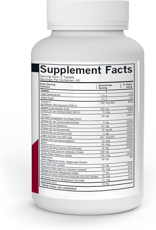 Kirkman - Children's Chewable Multivitamin & 120 Tablets Q-10 (CoQ10) (CoQ10) -
