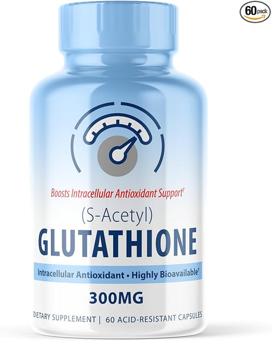 S-Acetyl L-Glutathione 300mg PER Capsule 60 300mg Acid 300mg