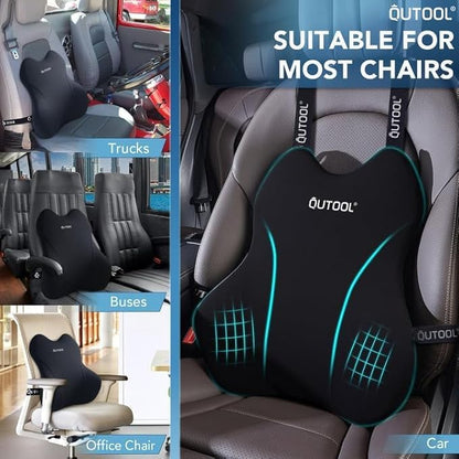 QUTOOL Lumbar Support Pillow for Car/Office