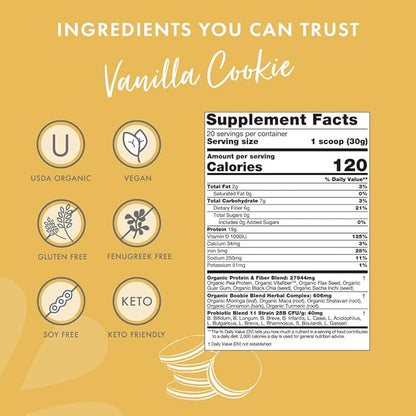 Boobie Body Superfood Protein Shake (21oz, 1 1 Tub)
