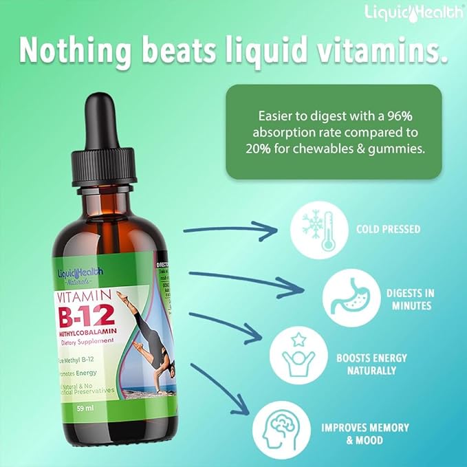 Liquid Health Products Vitamin B-12, 2 Fluid Ounce