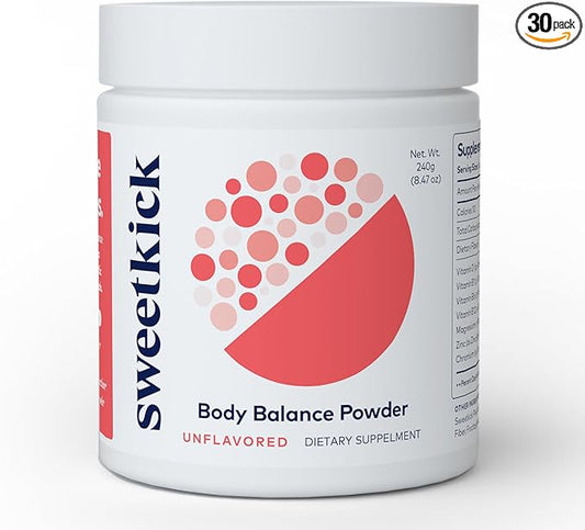 Sugar Craving Suppressant - Multivitamin Powder, Stop Sugar Cravings Supplement, Prebiotic Powder, Prebiotic Drink and Gut Health Powder - Prebiotic Blend, Unflavored (30 Servings)