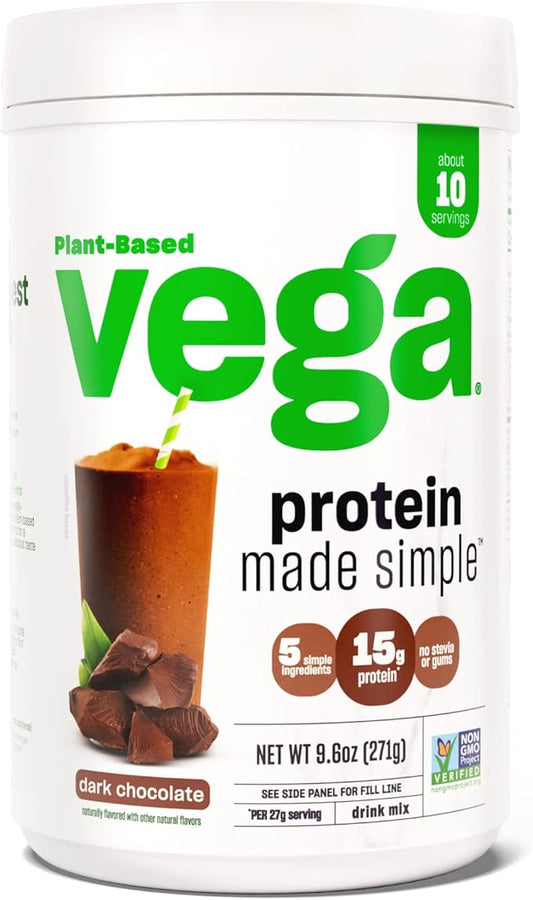 Vega Protein Made Simple, Dark Chocolate 9.6 oz