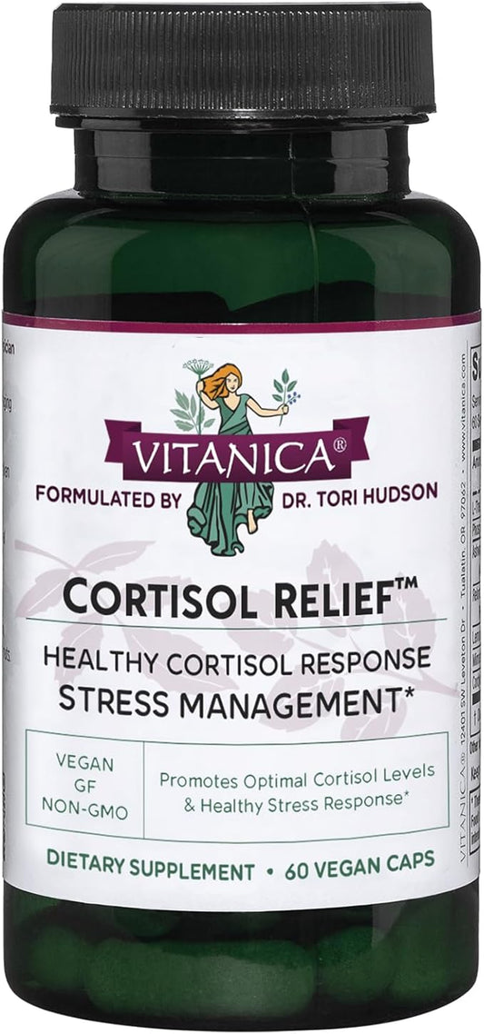 Vitanica Cortisol Relief, Dr. Formulated Sleep, 60 Capsules