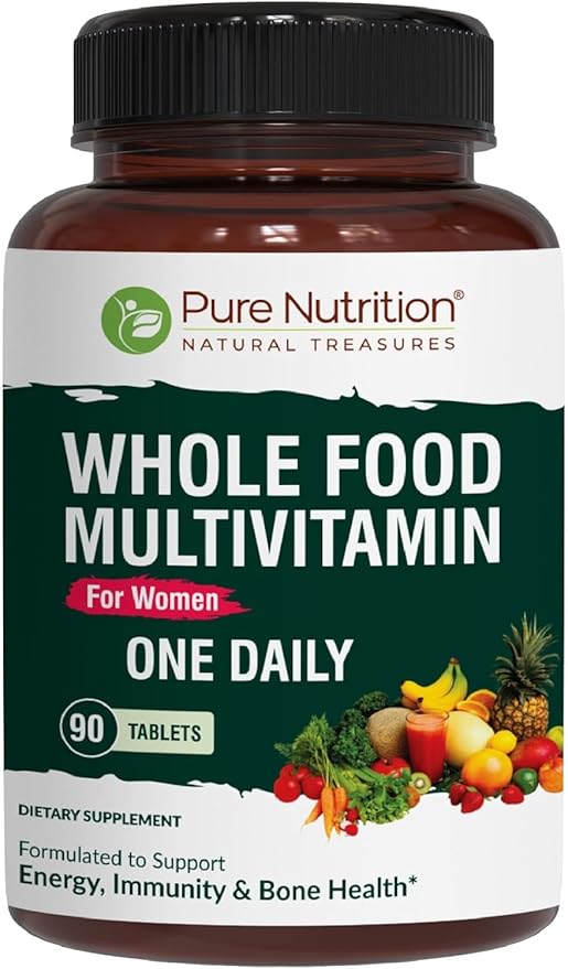 Pure Nutrition Whole Food Multivitamins 1500mg. All 90 Tablets 3 Months