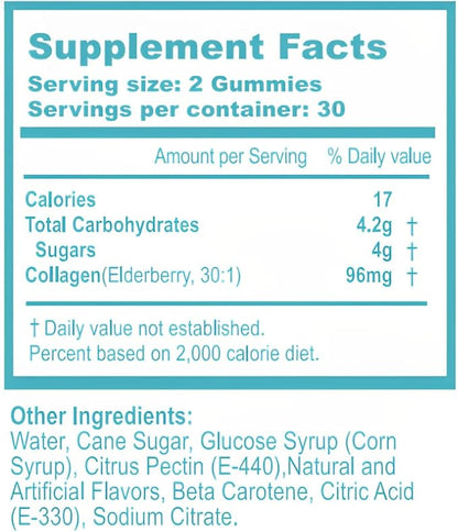 Collagen Gummies - Healthy Nutrients Hair 60 Gummy