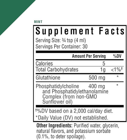 Optimal Liposomal Glutathione 500 mg 4 oz 30 Servings