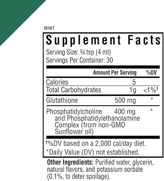 Optimal Liposomal Glutathione 500 mg 4 oz 30 Servings