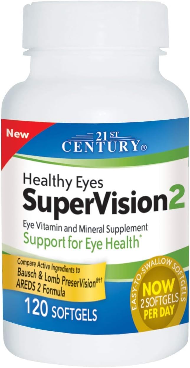 21st Century Healthy Eyes SuperVision2 Softgels, 120 Count 2)