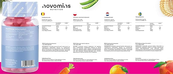 Novomins Kids Probiotic Gummies – Probiotics 30 Chewable