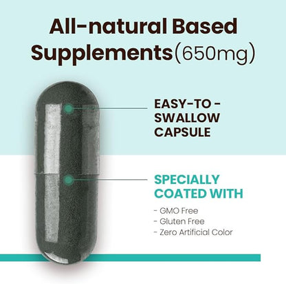 JungKwanJang Heart Health with Spirulina (1,000mg) (143mg) - 60 Herbal