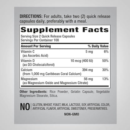 Coral Calcium 1000 mg 200 Capsules