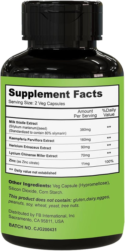 Milk Thistle Extract 380 mg, 80% 140 Veggie