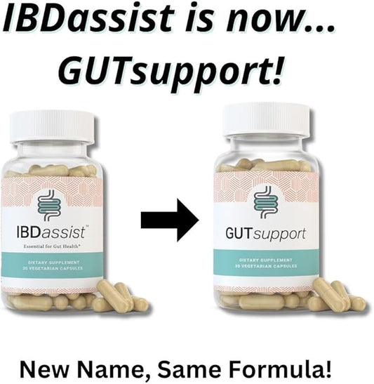 IBDassist™ - IBD Vitamins - Supports with malabsorption and GI Tract Inflammation - Crohn's and Colitis - Inflammatory Bowel