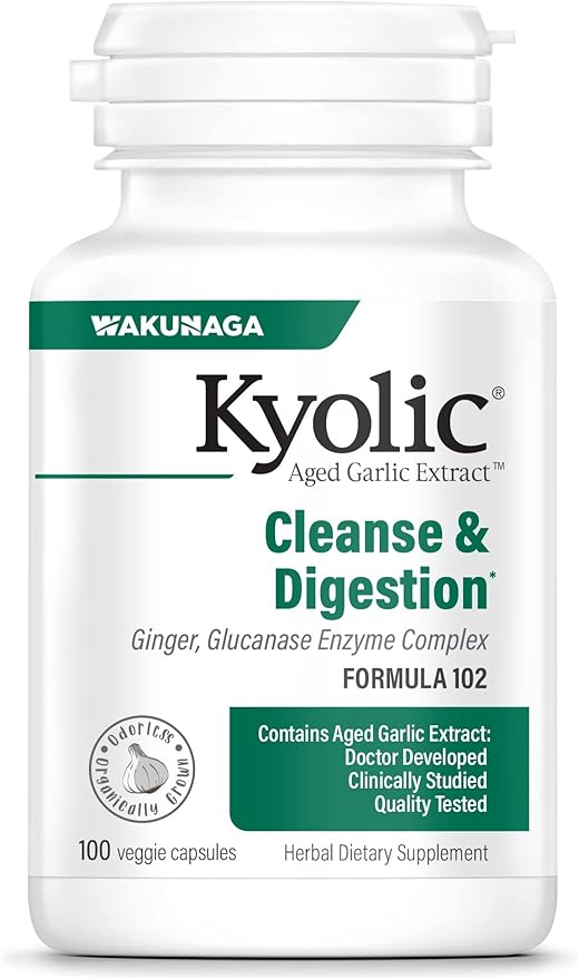 Kyolic Aged Garlic Extract Formula 102, 100 Vegetarian