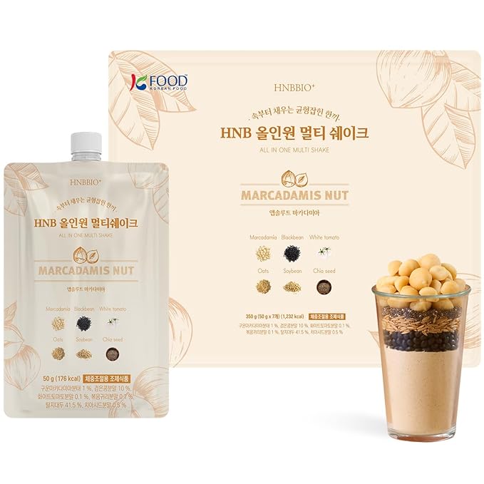 [Korean Food] All-In-One Multi Shake Macadamia (50g*7ea) | 12.35 oz (350 g)