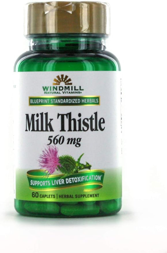 Windmill Milk Thistle (560 Mg Extract) 60 Ea