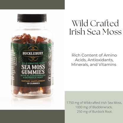 Wild Crafted Irish Sea Moss Gummies 60 Gummies