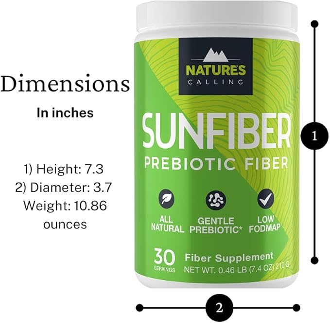 NATURE'S CALLING All-Natural Fiber Supplement 30 Servings (7.4 oz)