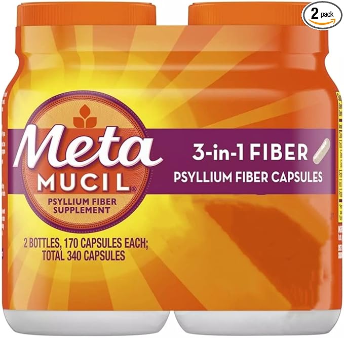 Metamucil Fiber Therapy for Regularity, Fiber 170 Count 2)