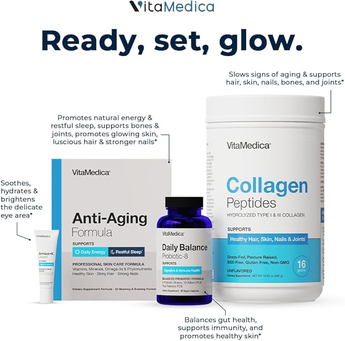 VitaMedica Anti-Aging Formula 4-in-1 Health and 30 AM