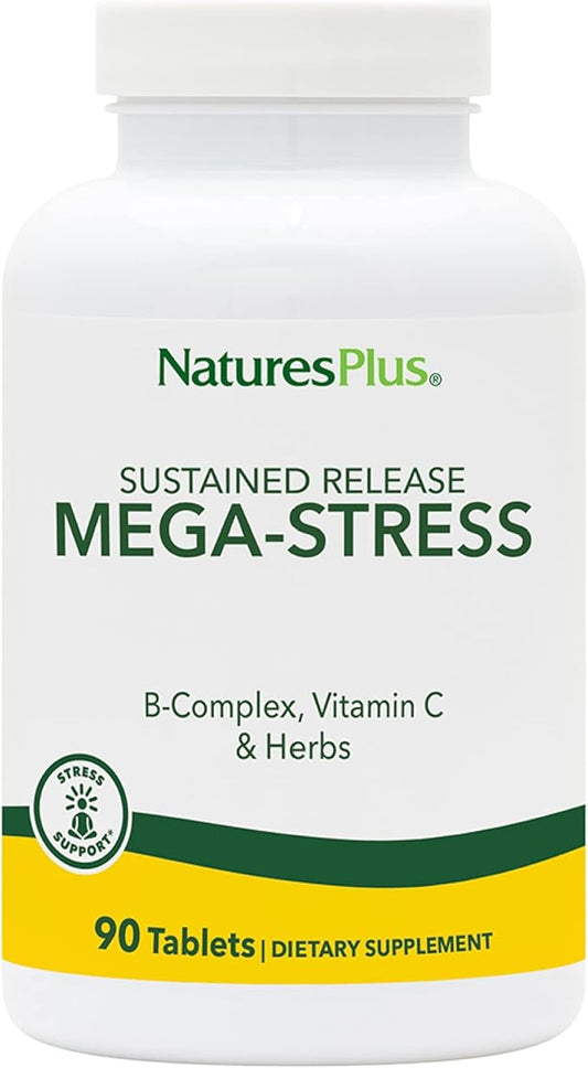 Natures Plus Mega-Stress Complex, Sustained Release 90 Vegetarian 90 Servings