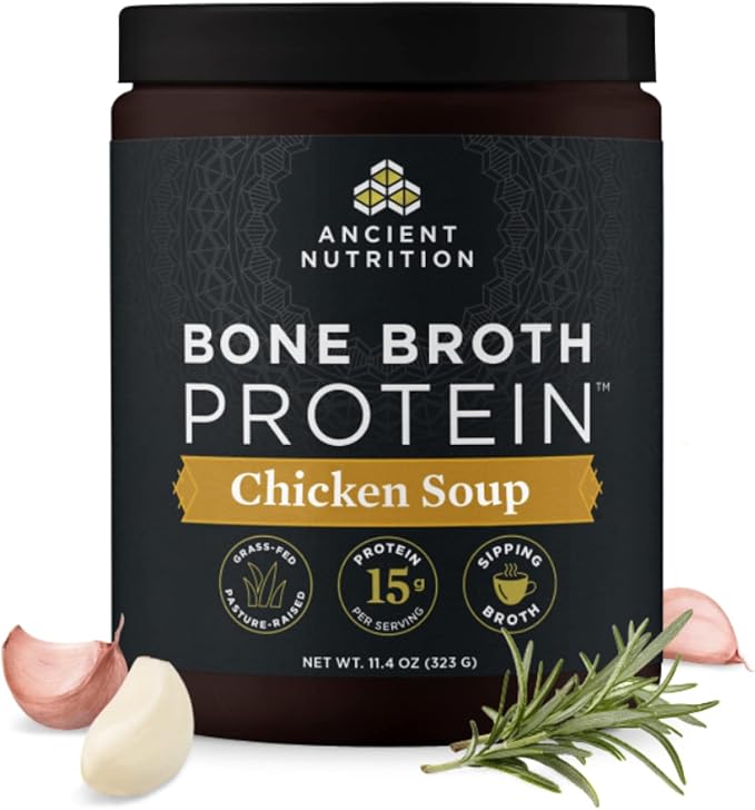 Ancient Nutrition Bone Broth Protein Powder, 15g Protein 15 Servings