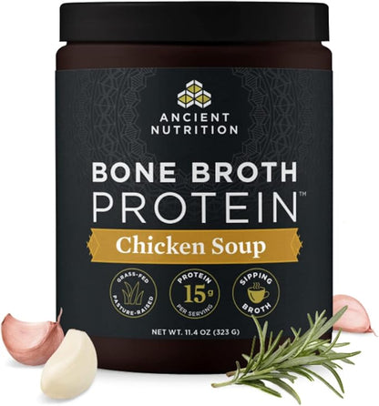 Ancient Nutrition Bone Broth Protein Powder, 15g Protein 15 Servings