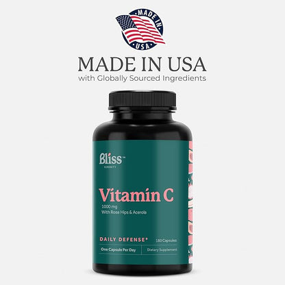 Vitamin C 1000mg 180 VegCaps.