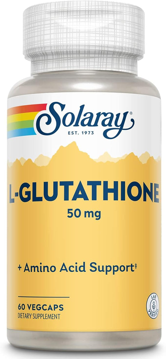SOLARAY L-Glutathione Veg Cap (Btl-Plastic) 50mg 60ct