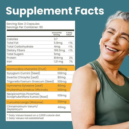 CuraLin - Supports Blood Sugar, Effective, and 100% Natural Supplement | 2 Pack - 2 Month Supply (New Packaging)