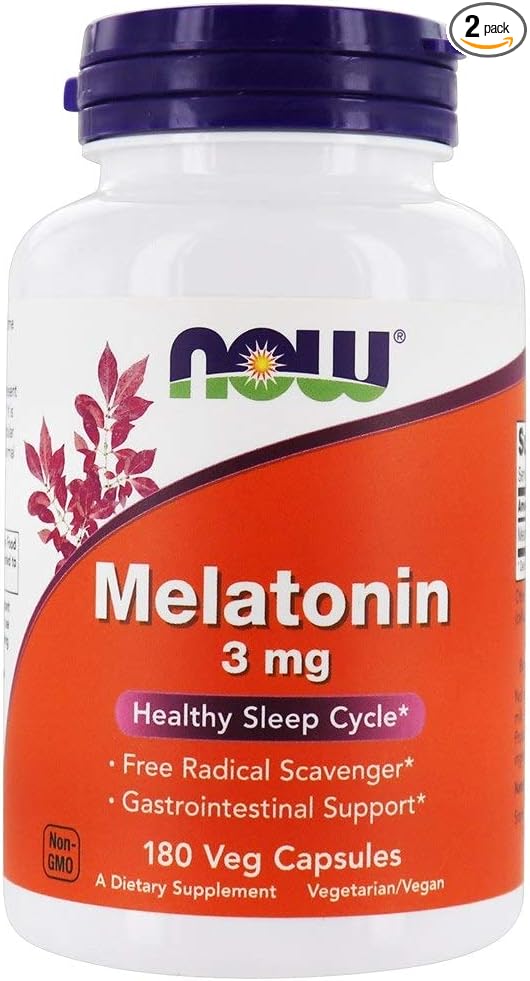 Melatonin 3 mg 180 Capsules (Pack 2)