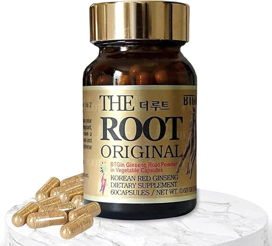Korean Red Ginseng Capsules, Natural Energy Rg3 Premium