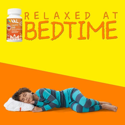 Chewable Magnesium for Kids, Relaxation and Calm Formula, Glycinate, Citrate, Taurate, Vitamin B6, D, C, Natural Fruit Punch Flavor, Sugar Free, Gluten Free, Non-GMO, 60 Chewable Tablets