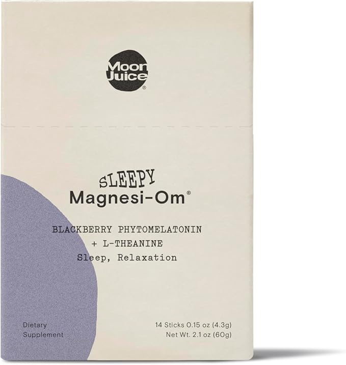 Moon Juice Sleepy Magnesi-Om Melatonin + 0.3mg Melatonin, 14 Sticks