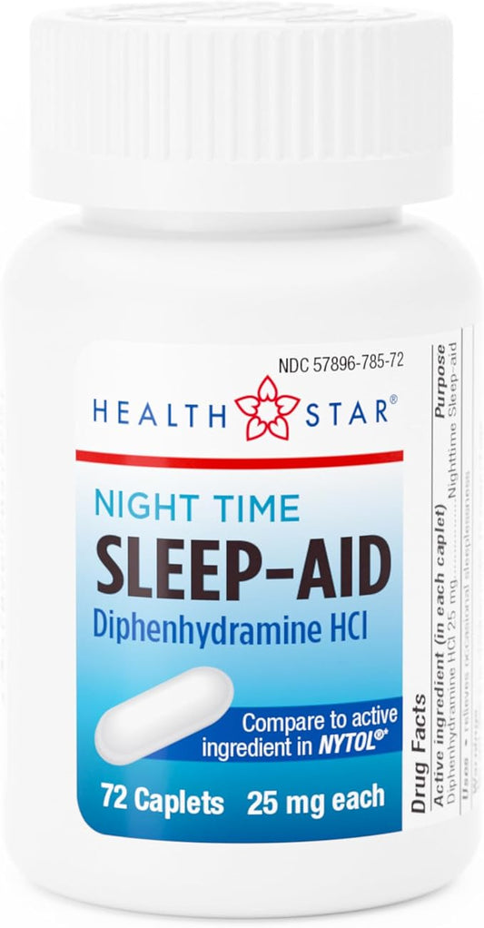 GeriCare Nighttime Diphenhydramine HCl 25 mg, 72 Count 1)